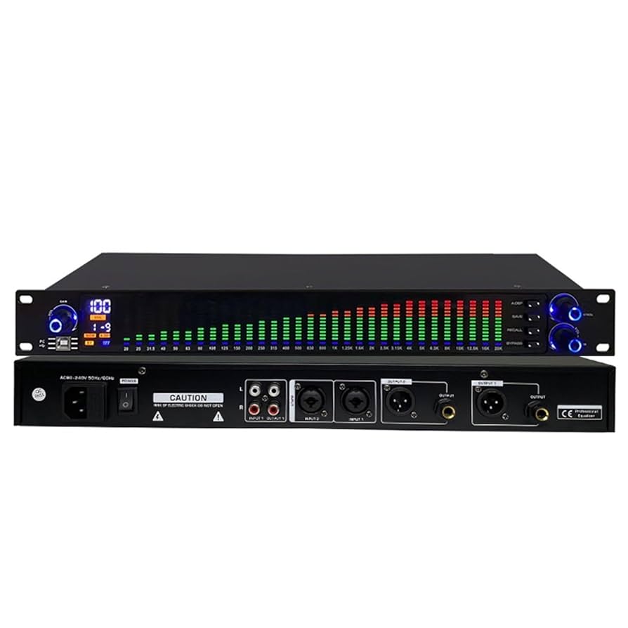 Amazon.co.jp: 31バンドパラメトリックEQイコライザー、10